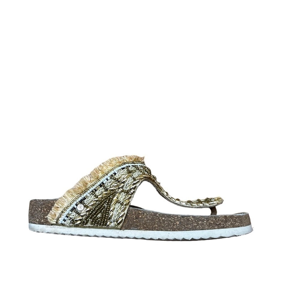 Sam Edelman Olivie Embellished Satin Thong Sandal - Picture 7 of 8